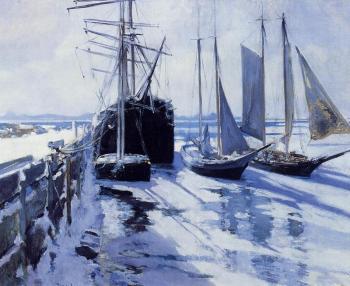 約翰 亨利 特瓦尅特曼 Connecticut Shore Winter 約翰 亨利 特瓦尅特曼 Connecticut Shore Winter